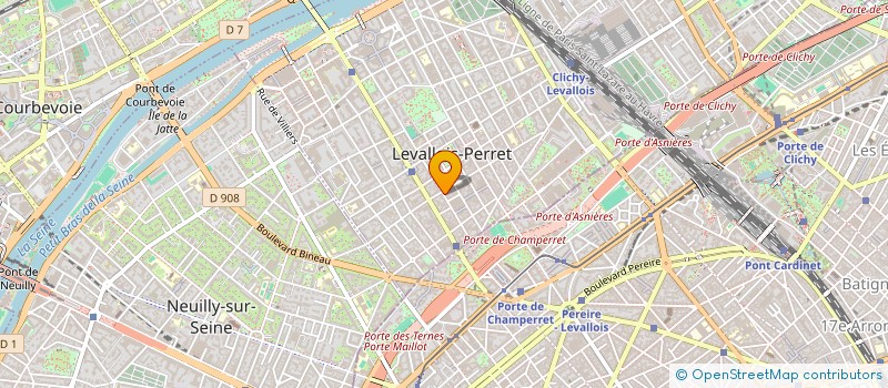 localisation de l'entreprise BOUCHERIE ROULLEAU à LEVALLOIS-PERRET