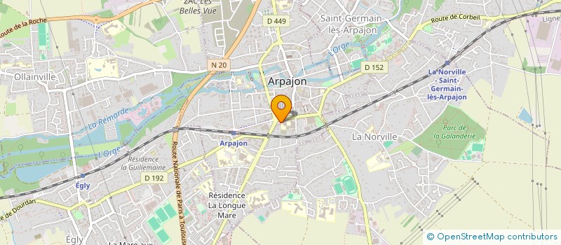 localisation de l'entreprise BOUCHERIE ROUMAYSSA à ARPAJON