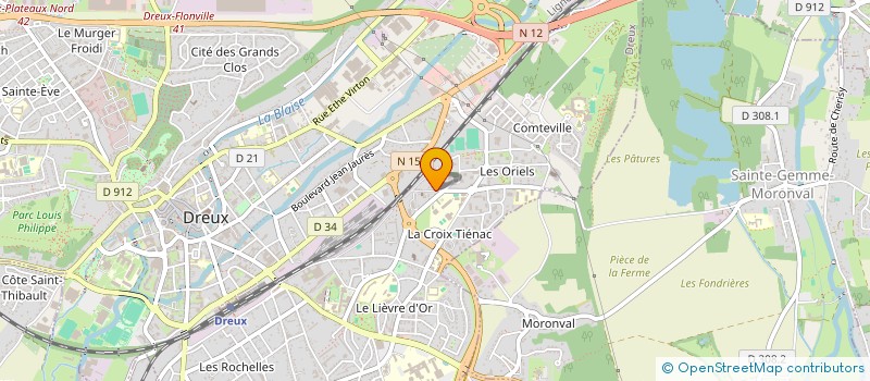 localisation de l'entreprise BOUCHERIE ROYALE à DREUX