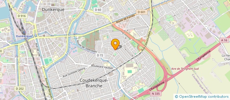 localisation de l'entreprise BOUCHERIE ROYALE  COUDEKERQUE-BRANCHE