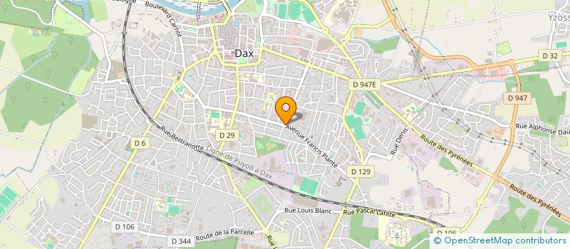 localisation de l'entreprise BOUCHERIE SAFORA à DAX