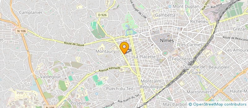 localisation de l'entreprise BOUCHERIE SAINT AIR  NIMES