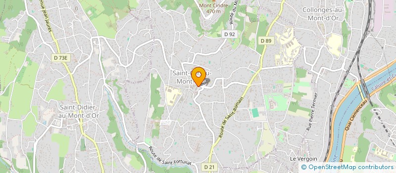 localisation de l'entreprise BOUCHERIE SAINT CYR  SAINT-CYR-AU-MONT-D'OR