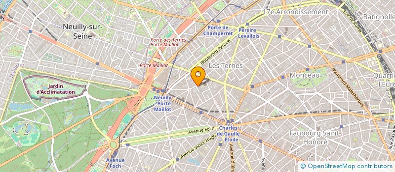 localisation de l'entreprise BOUCHERIE SAINT FERDINAND  PARIS