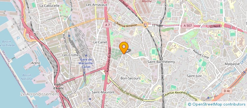 localisation de l'entreprise BOUCHERIE SAINT GA à MARSEILLE