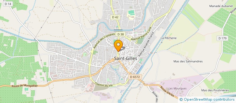 localisation de l'entreprise BOUCHERIE SAINT-GILLOISE  SAINT-GILLES