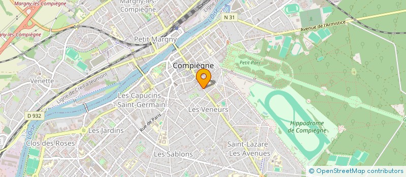 localisation de l'entreprise BOUCHERIE SAINT JACQUES  COMPIEGNE