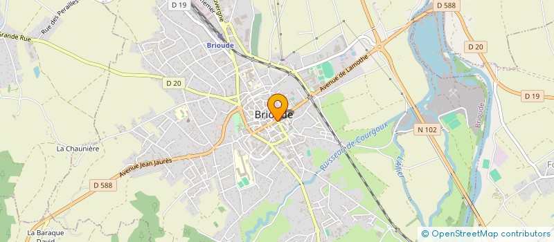 localisation de l'entreprise BOUCHERIE SAINT JULIEN  BRIOUDE