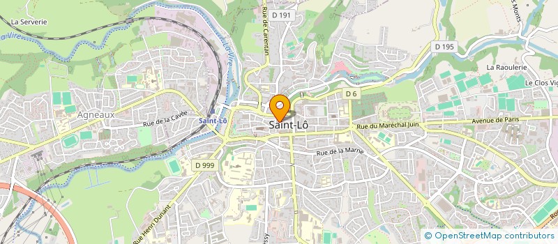 localisation de l'entreprise BOUCHERIE SAINT-LOISE  SAINT-LO