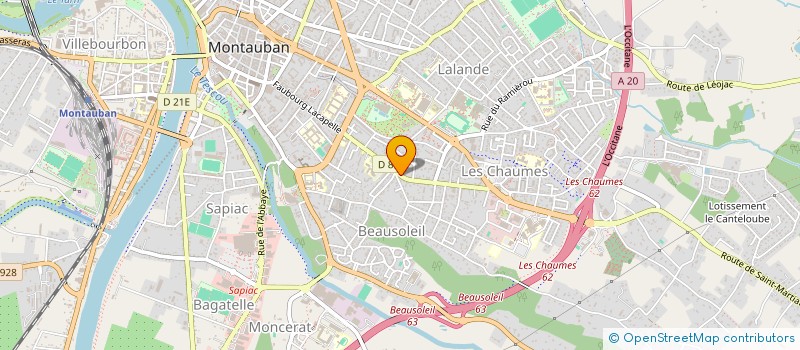 localisation de l'entreprise BOUCHERIE SAINT MICHEL à MONTAUBAN