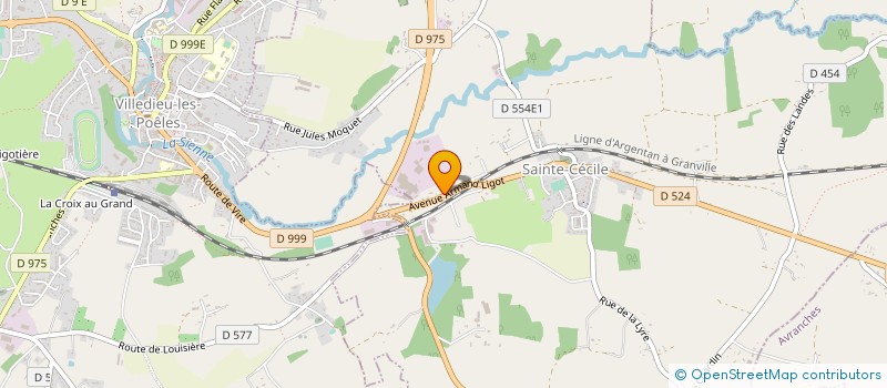 localisation de l'entreprise BOUCHERIE SAINT MICHEL  SAINTE-CECILE