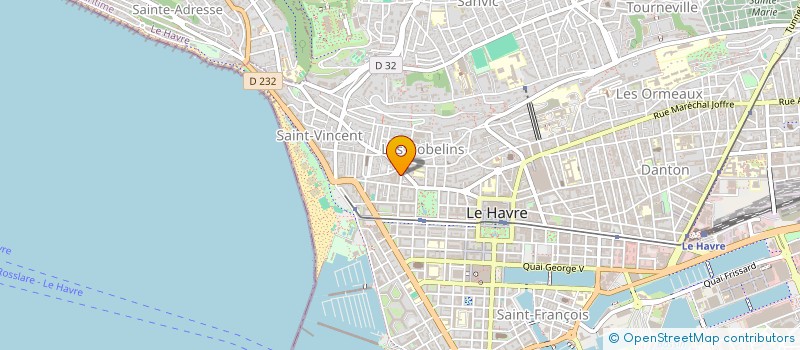 localisation de l'entreprise BOUCHERIE SAINT VINCENT à LE HAVRE