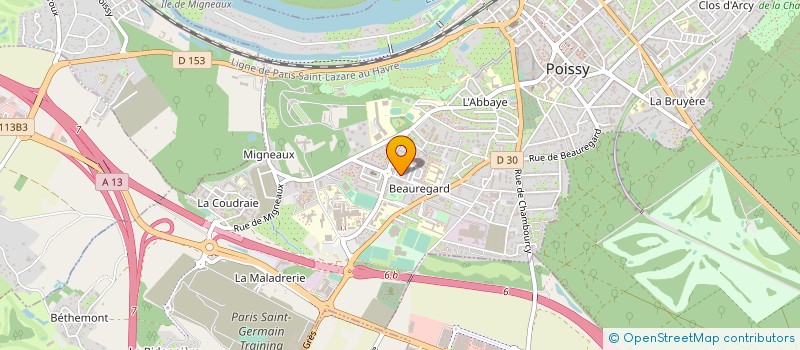 localisation de l'entreprise BOUCHERIE SALAM à POISSY