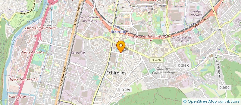 localisation de l'entreprise BOUCHERIE SALAM à ECHIROLLES