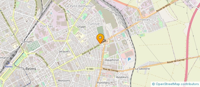 localisation de l'entreprise BOUCHERIE SALEM à REIMS