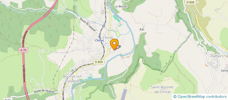 localisation de l'entreprise BOUCHERIE SALTEL  BOURGS SUR COLAGNE