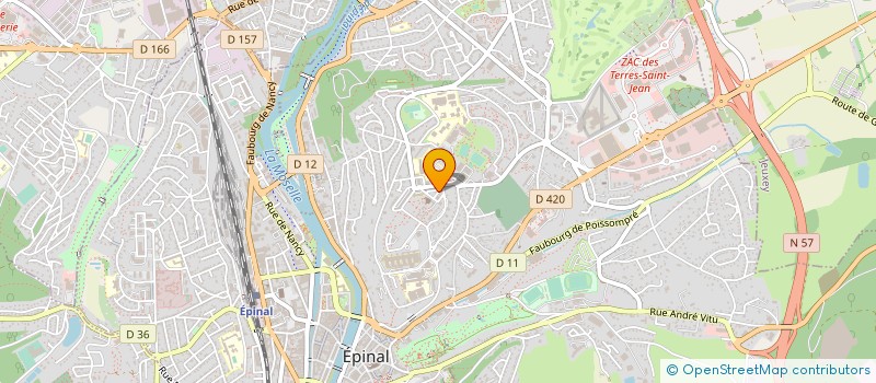 localisation de l'entreprise BOUCHERIE SAV  EPINAL