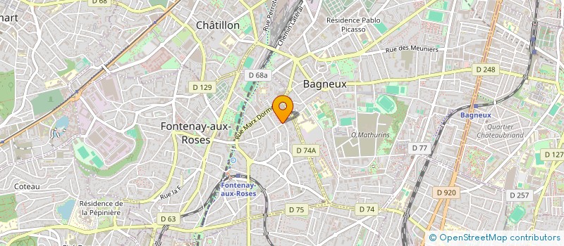 localisation de l'entreprise BOUCHERIE SCARRON à FONTENAY-AUX-ROSES