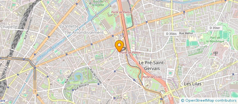 localisation de l'entreprise BOUCHERIE SERURIER  PARIS