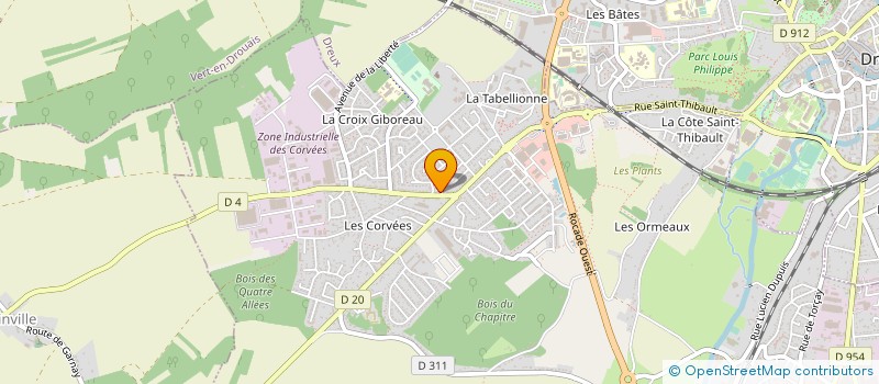 localisation de l'entreprise BOUCHERIE SERVICES à VERNOUILLET