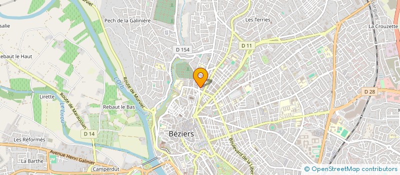localisation de l'entreprise BOUCHERIE SOLEIL à BEZIERS