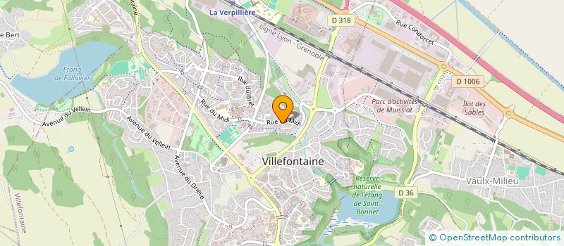 localisation de l'entreprise BOUCHERIE SOZERI  VILLEFONTAINE