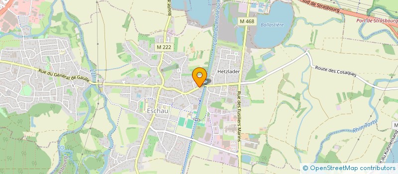 localisation de l'entreprise BOUCHERIE STADLER  ESCHAU