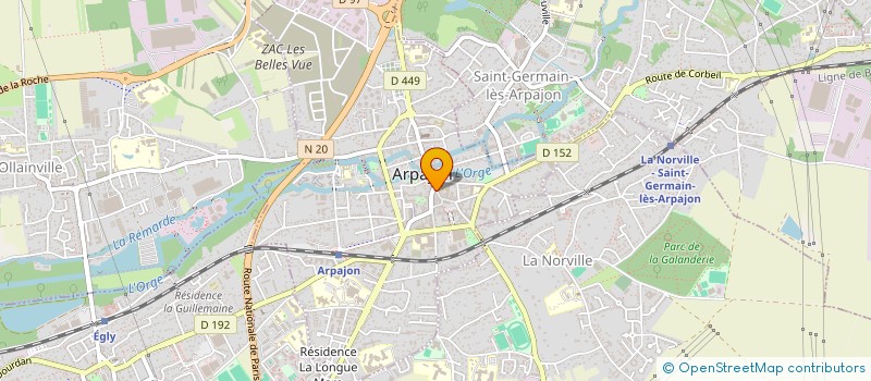localisation de l'entreprise BOUCHERIE STEPHANE à ARPAJON