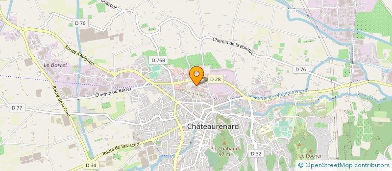 localisation de l'entreprise BOUCHERIE SUD FRAICHEUR  CHATEAURENARD