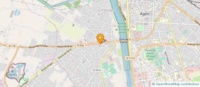 localisation de l'entreprise BOUCHERIE TALENTON ET FILS  LE PASSAGE