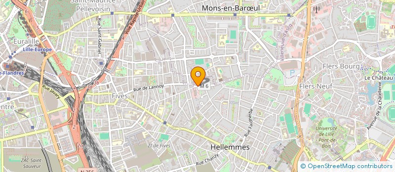 localisation de l'entreprise BOUCHERIE TEIRLINCK - DACQUET  LILLE