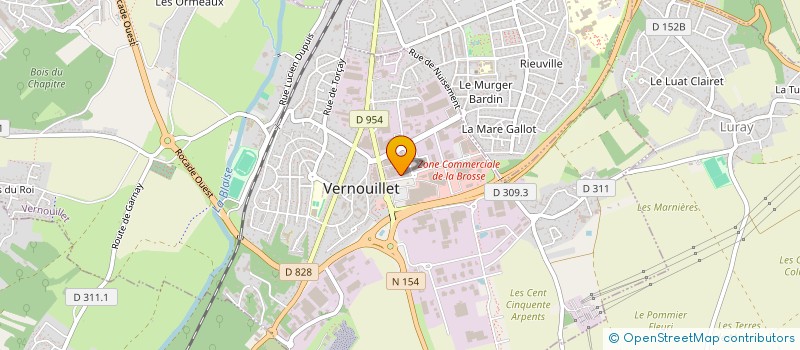 localisation de l'entreprise BOUCHERIE TROCHARD à VERNOUILLET