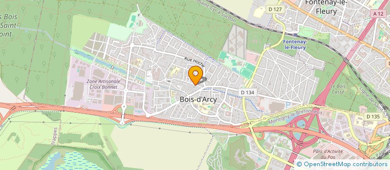 localisation de l'entreprise BOUCHERIE UNIVERSELLE  BOIS-D'ARCY