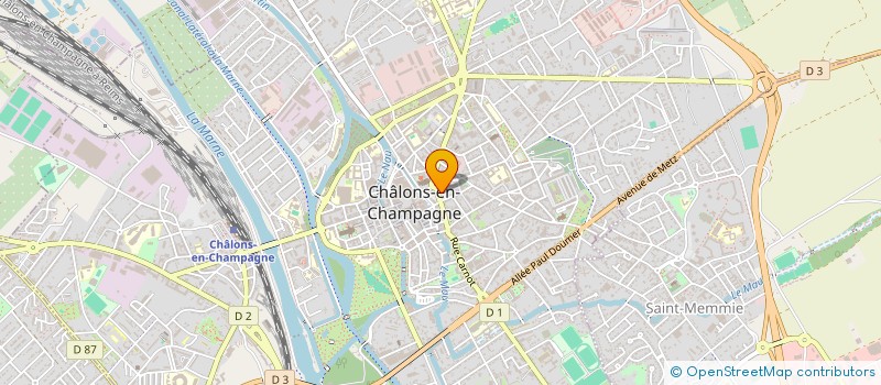 localisation de l'entreprise BOUCHERIE VACHET  CHALONS-EN-CHAMPAGNE