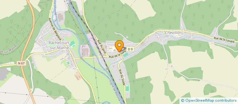 localisation de l'entreprise BOUCHERIE VALLEE DE LA MARNE à BAYARD-SUR-MARNE