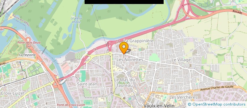 localisation de l'entreprise BOUCHERIE VAUDAISE à VAULX EN VELIN