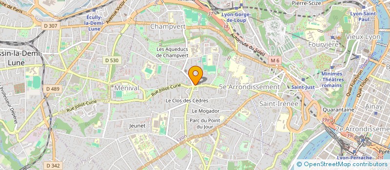 localisation de l'entreprise BOUCHERIE VESSIERE à PIERRE-BENITE