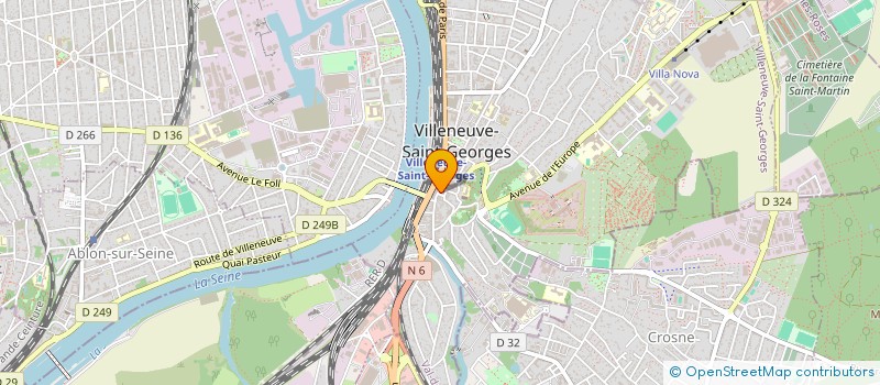 localisation de l'entreprise BOUCHERIE VILLENEUVE  VILLENEUVE-SAINT-GEORGES