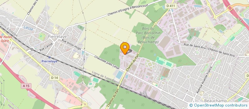 localisation de l'entreprise BOUCHERIE VINCENT  PIERRELAYE