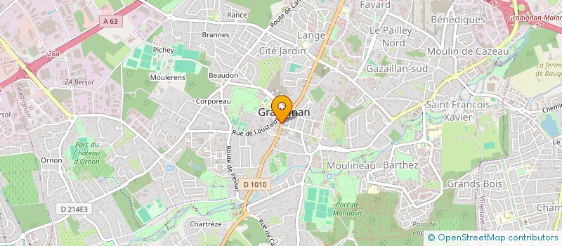 localisation de l'entreprise BOUCHERIE VOILLOT  GRADIGNAN