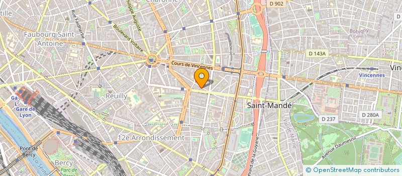 localisation de l'entreprise BOUCHERIE VOLAILLE DU RENDEZ-VOUS à PARIS