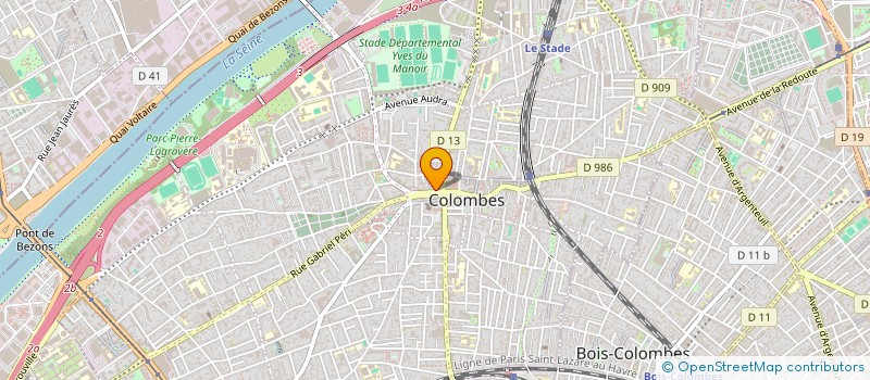 localisation de l'entreprise BOUCHERIE WIAM à COLOMBES