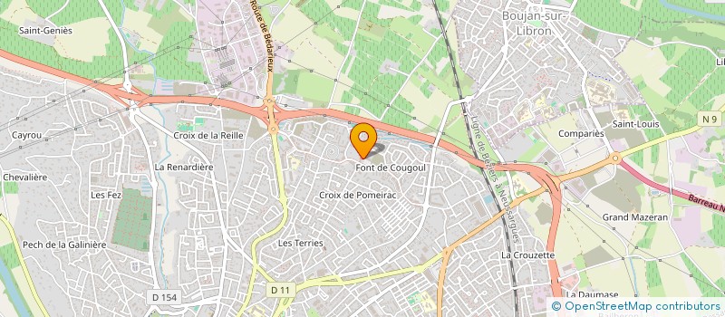 localisation de l'entreprise BOUCHERIE YACINE  BEZIERS