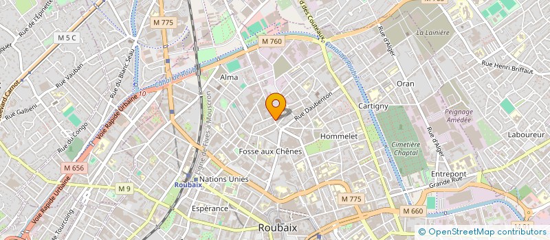 localisation de l'entreprise BOUCHERIE YEM  ROUBAIX