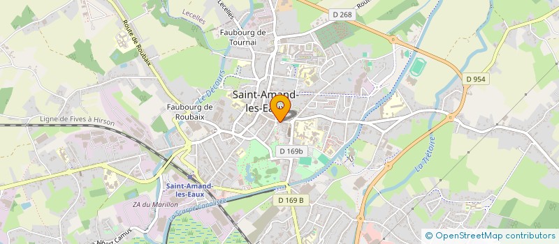 localisation de l'entreprise BOUCHERIE YOUNES à SAINT-AMAND-LES-EAUX