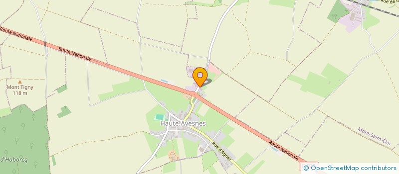 localisation de l'entreprise BOUCHERIES DU VAL DU GY à HAUTE-AVESNES