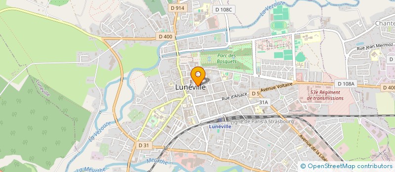 localisation de l'entreprise BOUCHERIES FERSTLER  LUNEVILLE