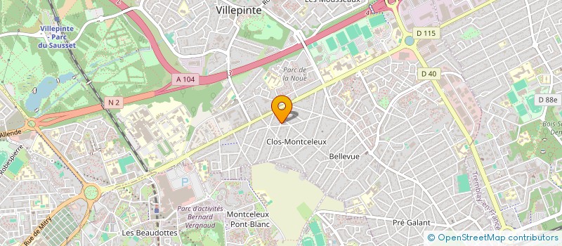 localisation de l'entreprise BOUCHERIES NOUVELLES à VILLEPINTE
