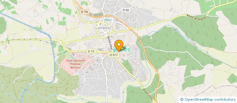 localisation de l'entreprise BOUCHERIES R LEGRAND à LAMBESC