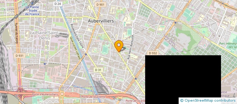 localisation de l'entreprise BOUCHERIES-VILLETTE AUBERVILLIERS à AUBERVILLIERS